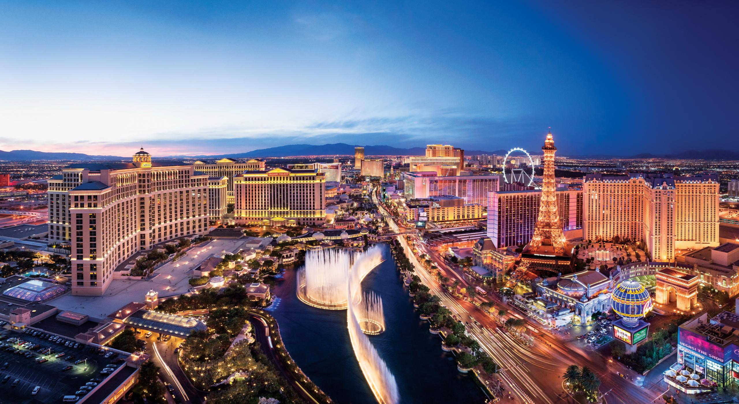 Clark County Resort Corridor aerial image of the Las Vegas Strip.