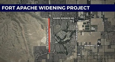 Fort Apache Rd/Blue Diamond Rd to Huntington Cove Pkwy